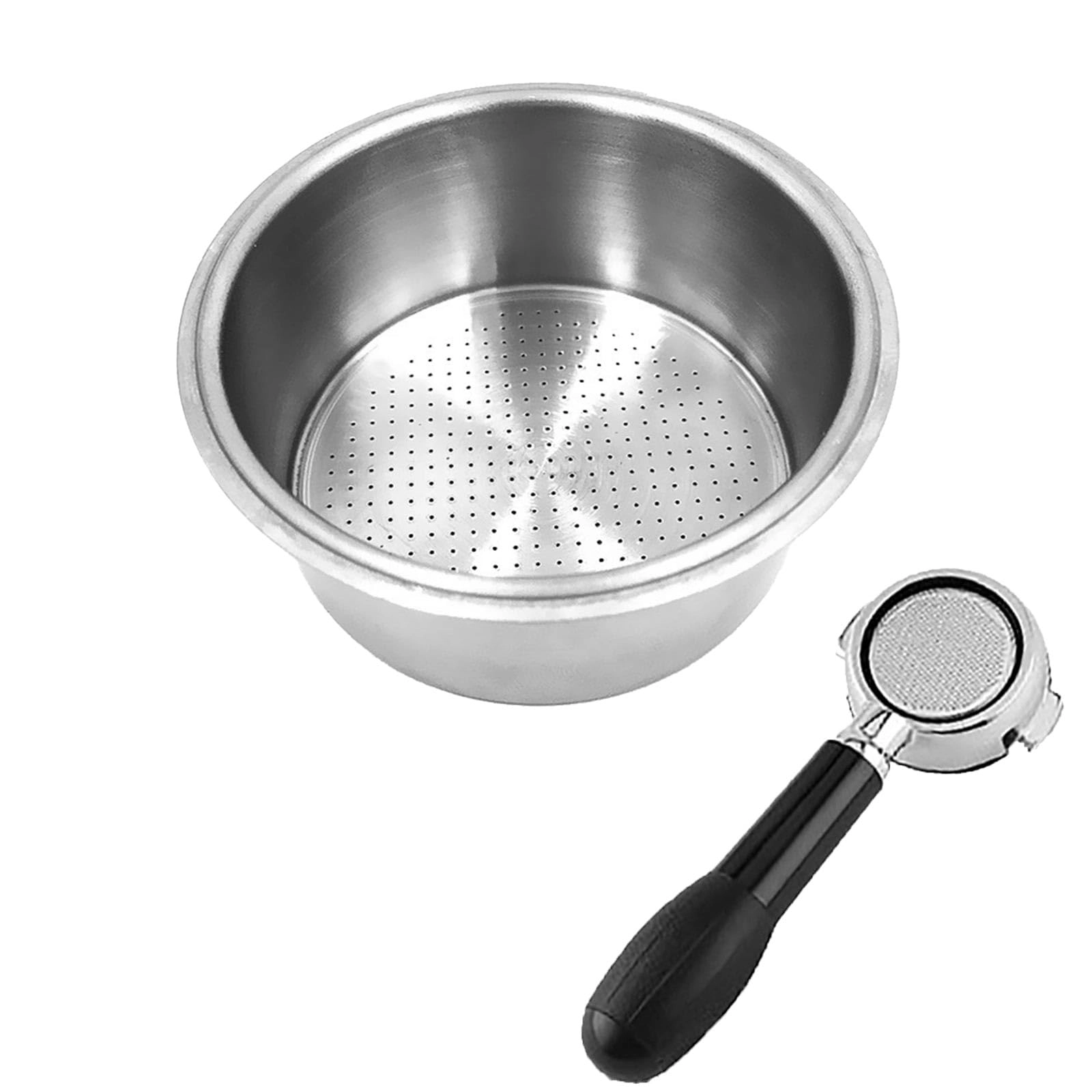 China 51mm Coffee Portafilter Basket - 2 Cups Stainless Steel