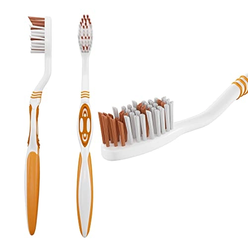 Anti-Plaque Action Toothbrush - Medium 4-Piece Pack