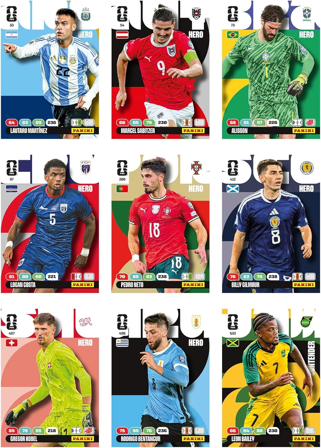 FIFA World Cup 2026 Ecoblister - 7 trading card packets 4 Limited Edition Cards