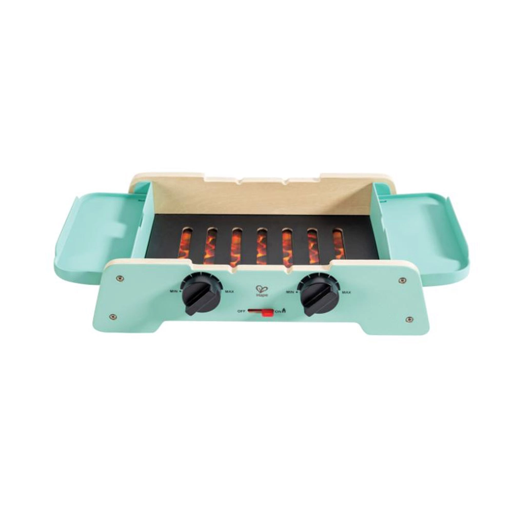 Wooden Sizzling Griddle & Grill BBQ Set - 24pcs (531-E3214)