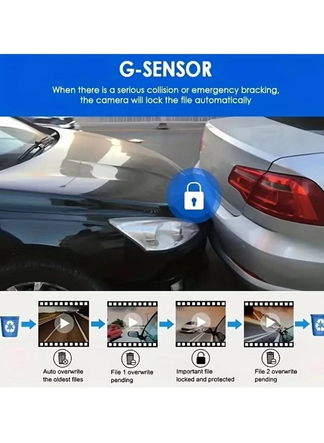 Dual Camera Dash Cam - 1080P