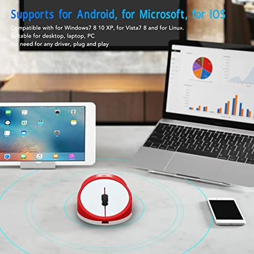 Wireless Optical Mouse 6-Button 1600 DPI - USB