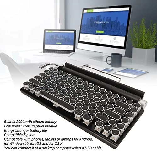 Retro Mechanical Keyboard - EN Wired/Wireless