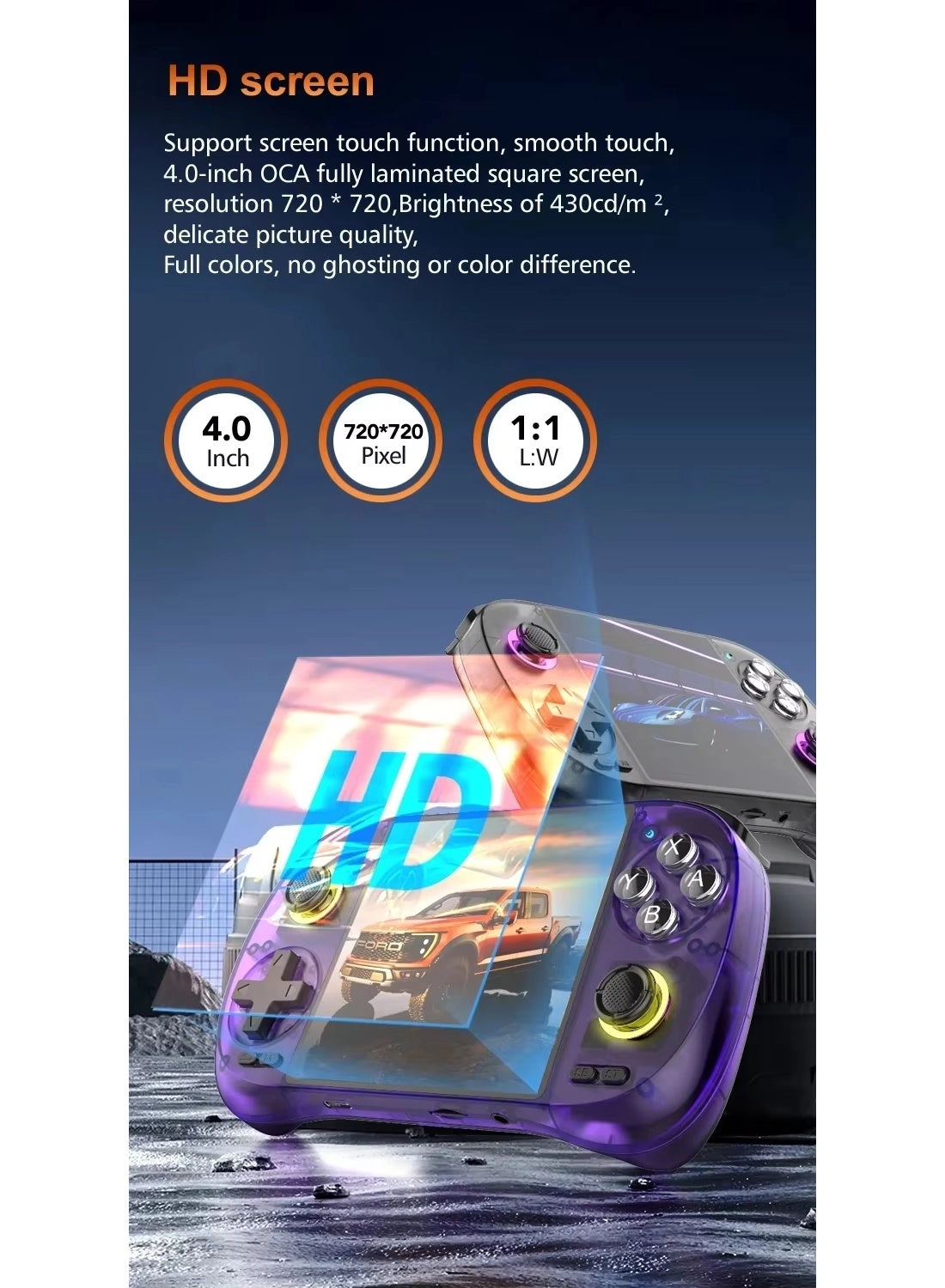 D40 - 4.0-inch 720x720 20,000+ Games