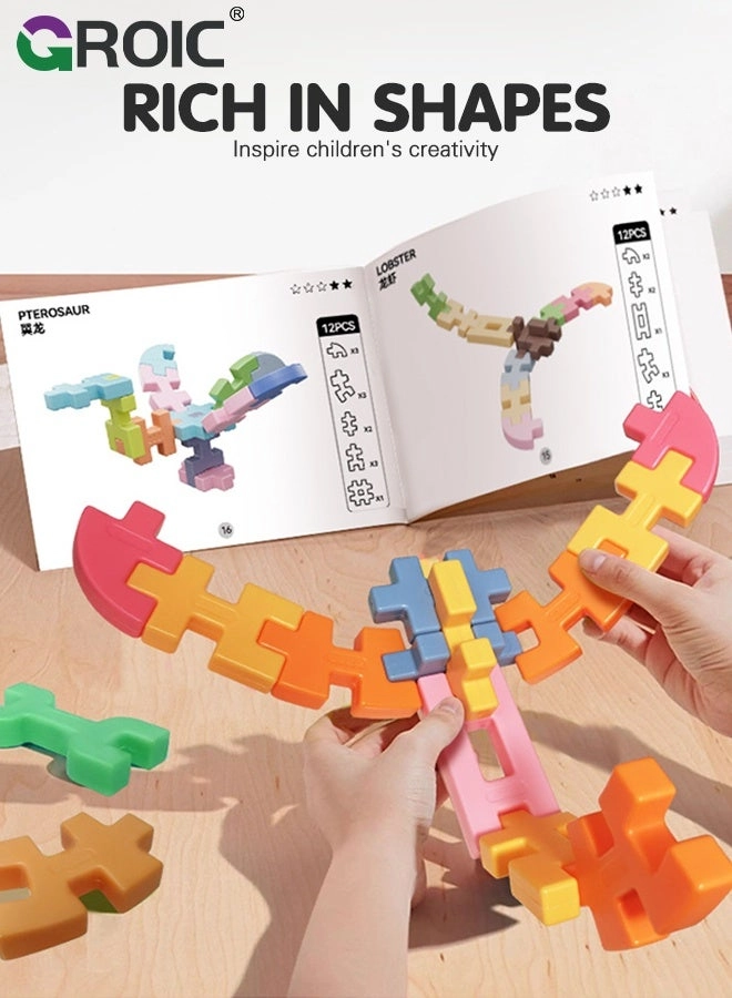 Interlocking Building Blocks - 88 pcs Building Blocks