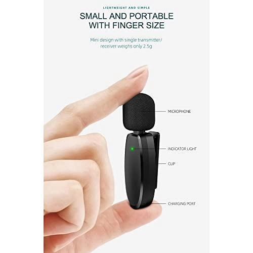 Lavalier 3.5mm-Mini-Jack+USB+Wireless Microphone