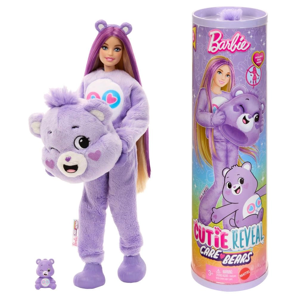 Barbie Share Bear Doll - Cutie Reveal Care Bears Series
