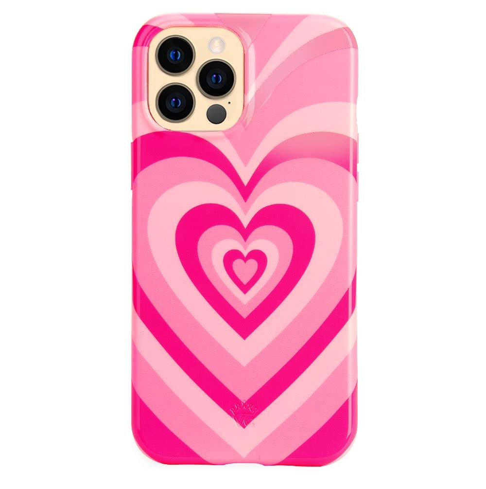 Velvet Caviar Pink Hearts Basic Case with MagSafe for iPhone 13 Pro Max