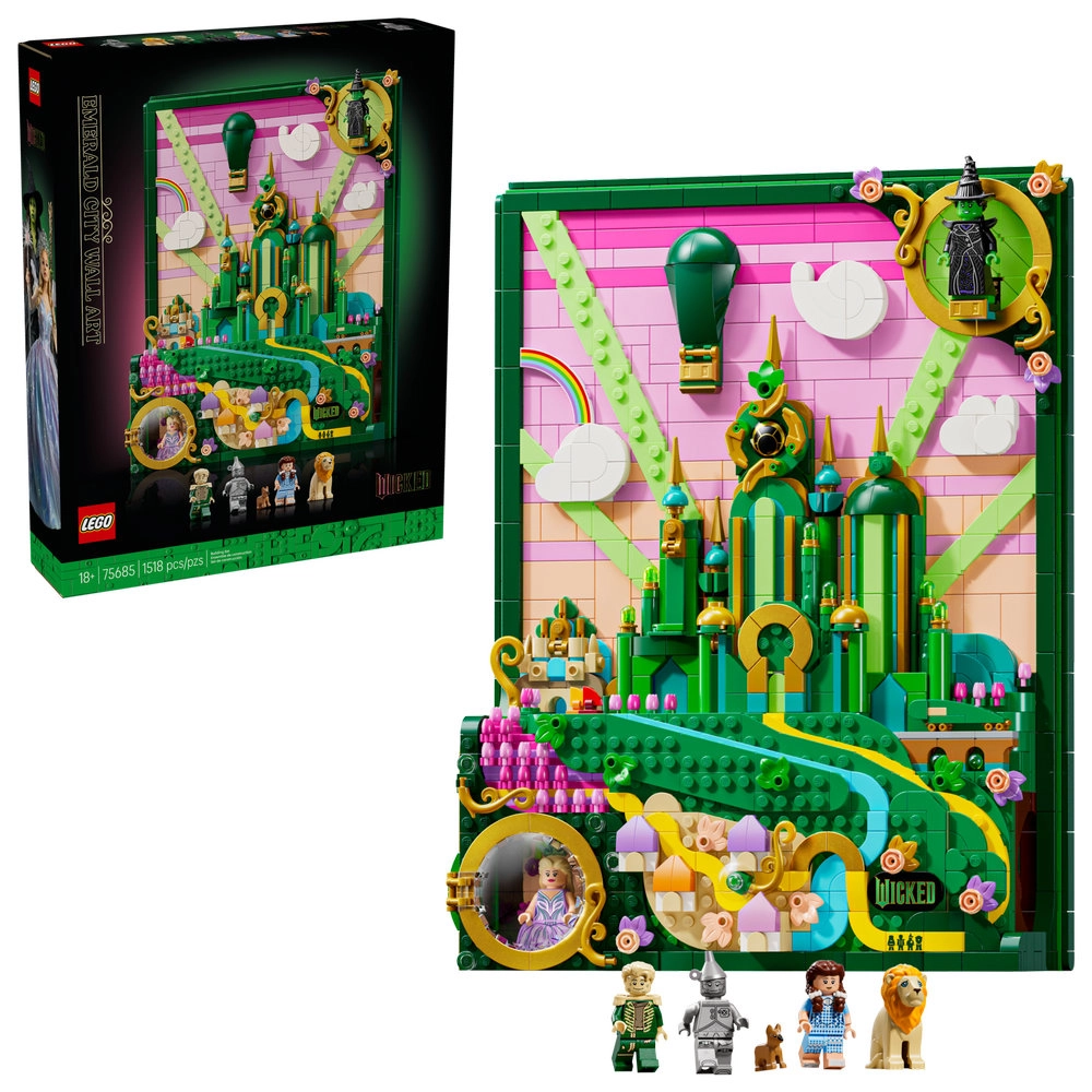 LEGO Wicked Emerald City Wall Art - Dorothy Gale 1518 pcs