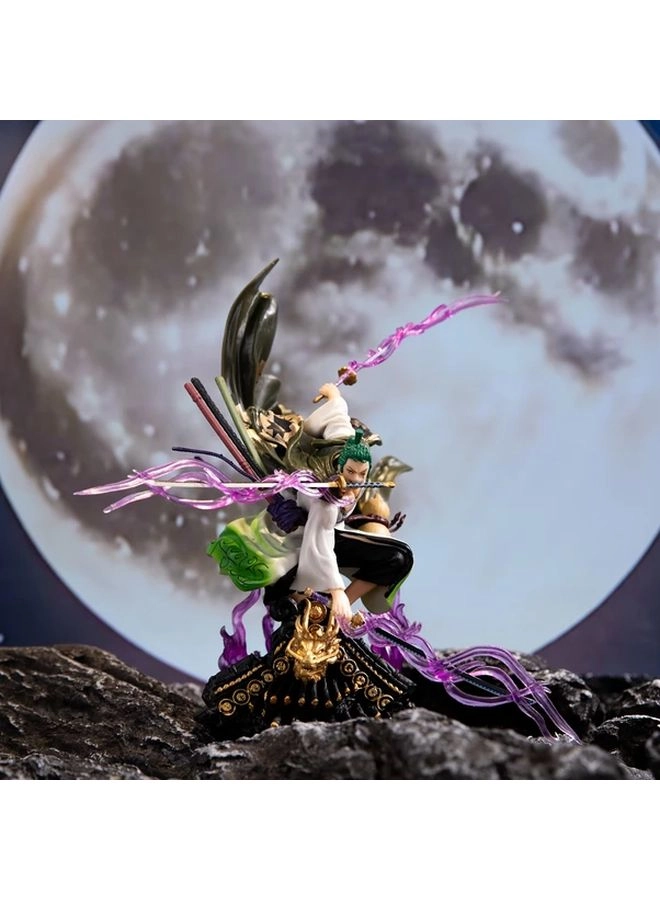 Generic Three-Sword Style Anime Figure - 28cm