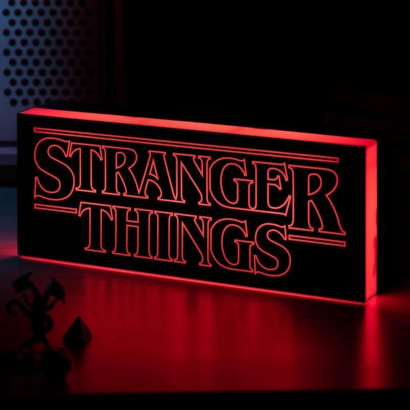 Stranger Things Logo Light - red and black