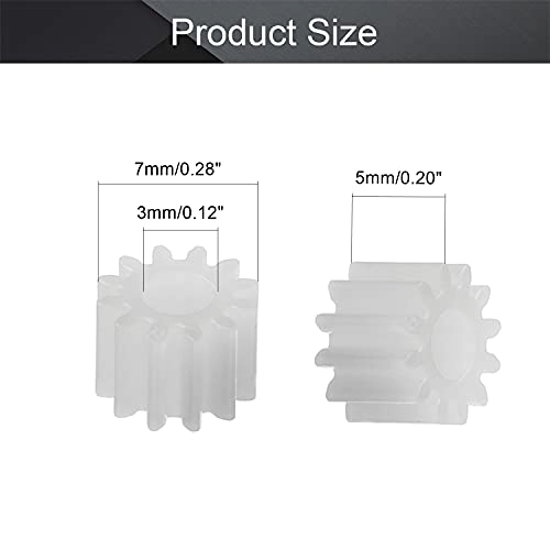 102A - 10pcs 10 Teeth 6mm