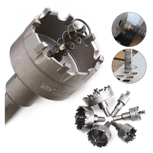 Tungsten Carbide Hole Saw - 22/30/35/45/50/65mm Stainless Steel/Metal