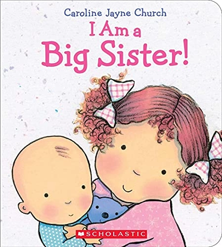 I Am a Big Sister - Caroline Jayne Church + Big Sisters Are the Best - Fran Manushkin + Lil' Peanut - 9" Plush + Book Bag