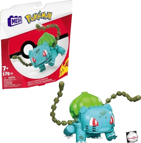 Pokémon Bulbasaur - 175 Pieces Articulated Poseable 4 Inches Tall