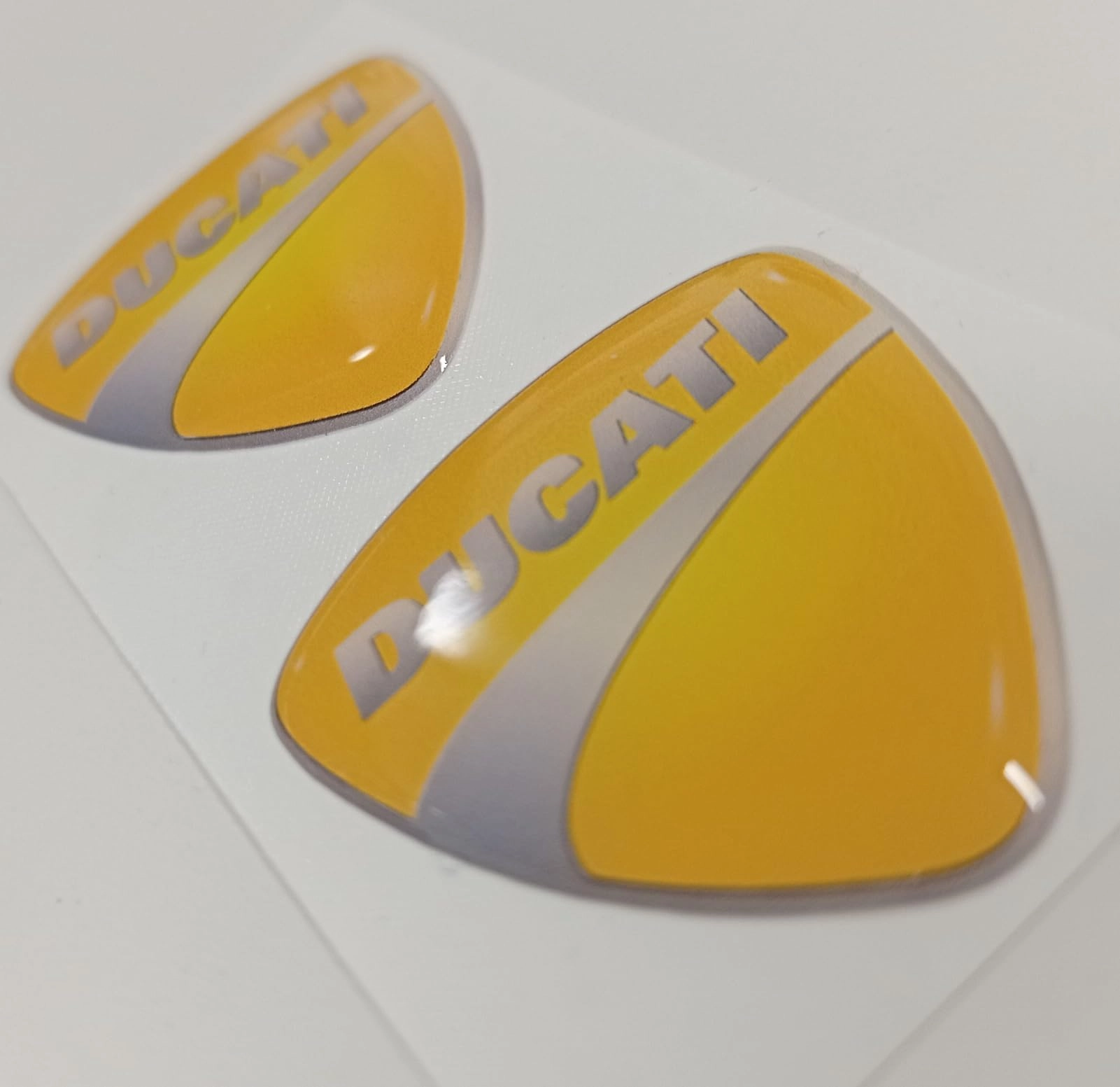 Generico Motorcycles Sticker Book 3D Resin Yellow 3 pcs