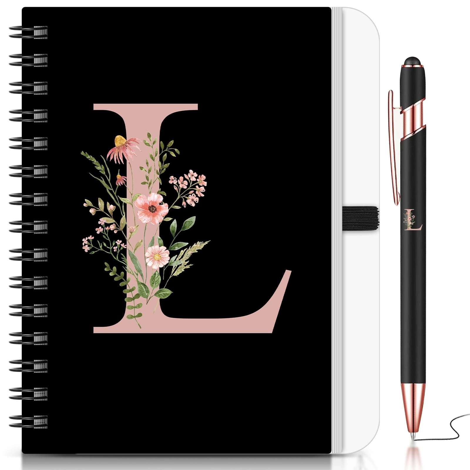 B6 Spiral Notebook - 1.0 Count + Bamboo Ballpoint Pen