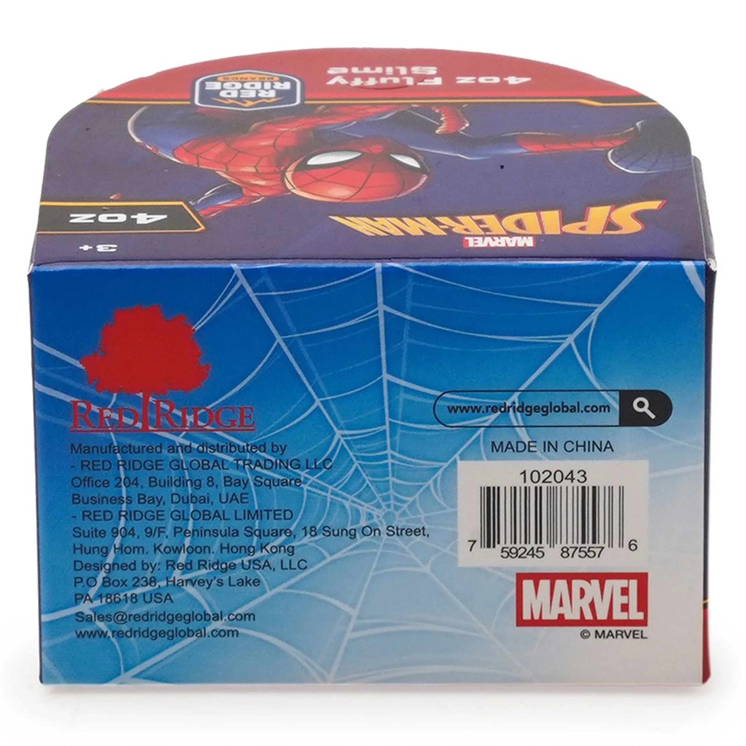 Marvel Spider Man Fluffy Slime - 3+