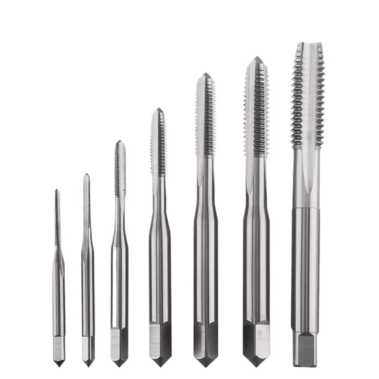 DOUKNAIL Cobalt Thread Tap Drill Bits - 5 Pieces M1-M16