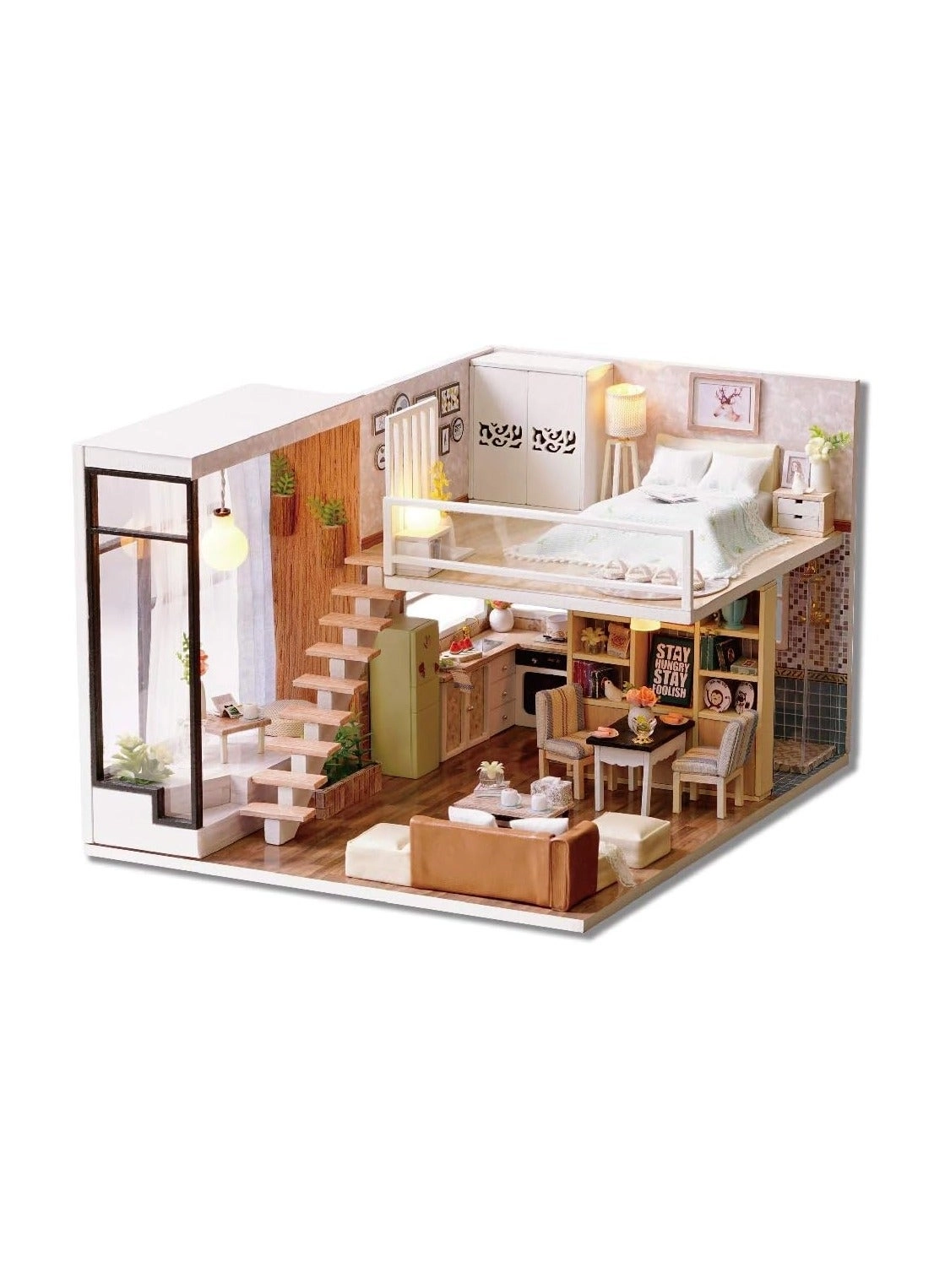 GE Mini Loft Dollhouse Kit - Furniture LED Light