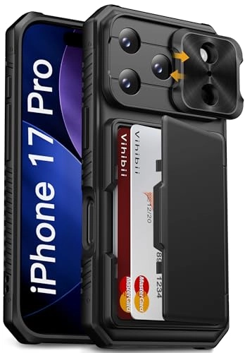 Vihibii Wallet Case - Silicone for iPhone 17 Pro