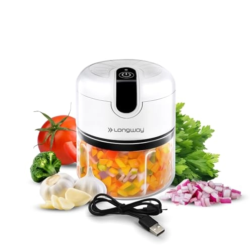Slicer Rechargeable Mini Electric Chopper - 250ml USB Rechargeable
