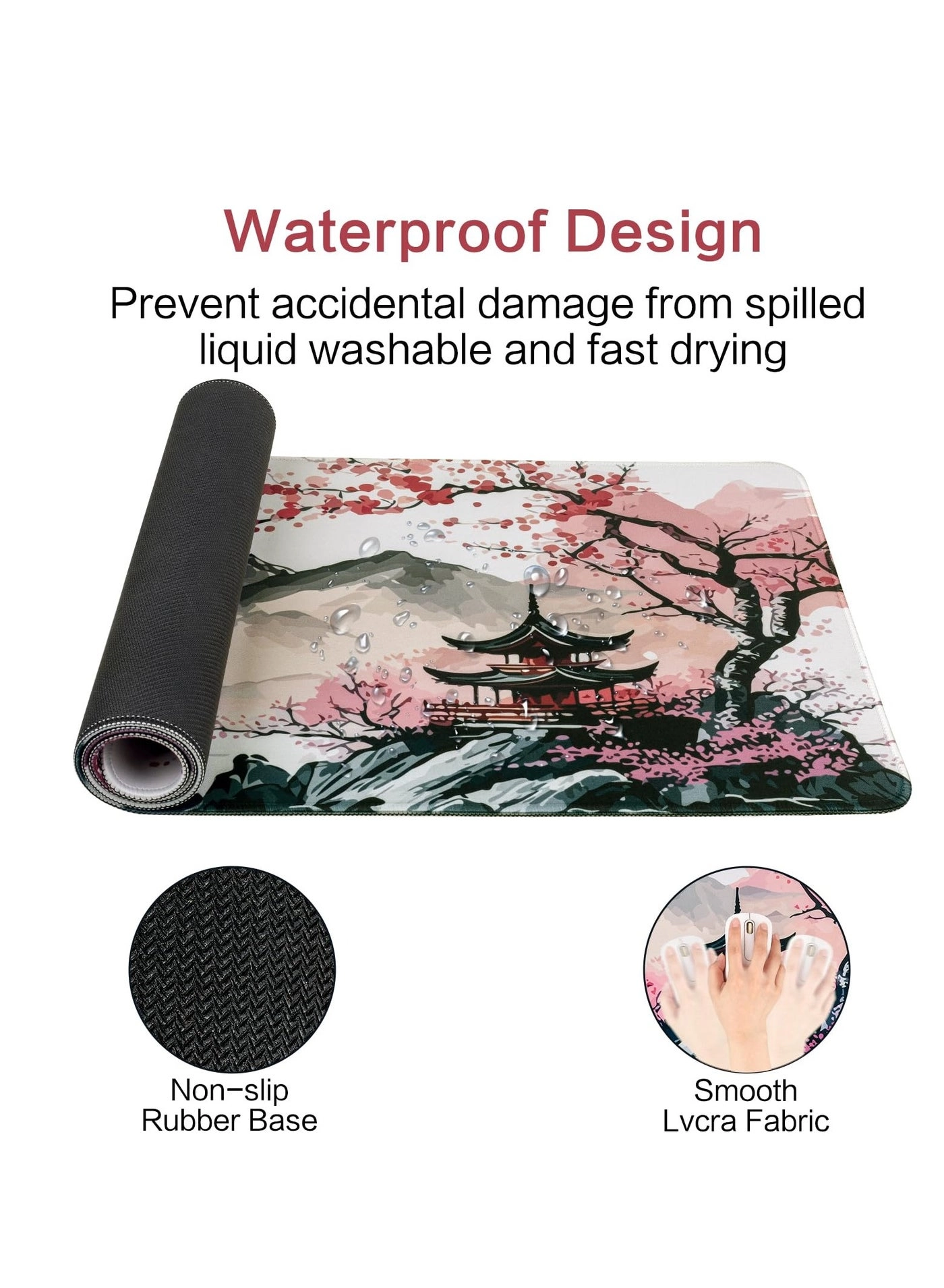 Extended XL Fabric Gaming Mouse Pad - 80x30 cm