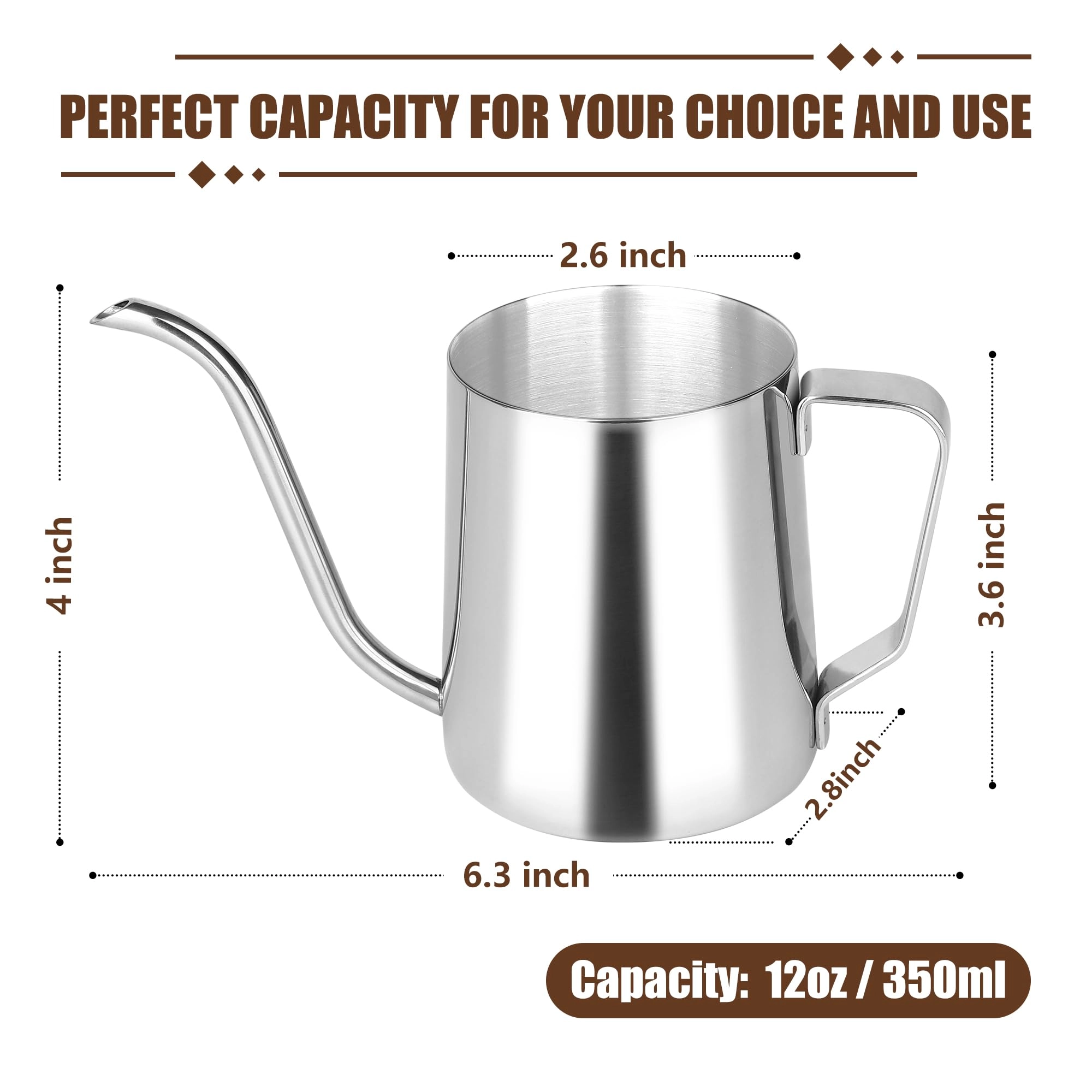 Gooseneck Spout Kettle - 350ML