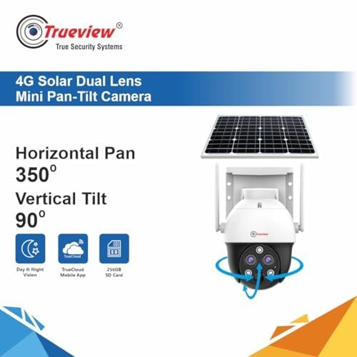 4G Dual lens Solar Camera