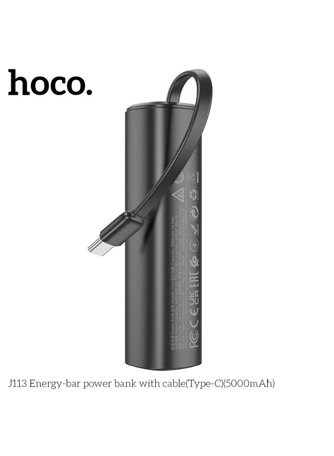 Energy Bar Wired Power Bank - 5000mAh