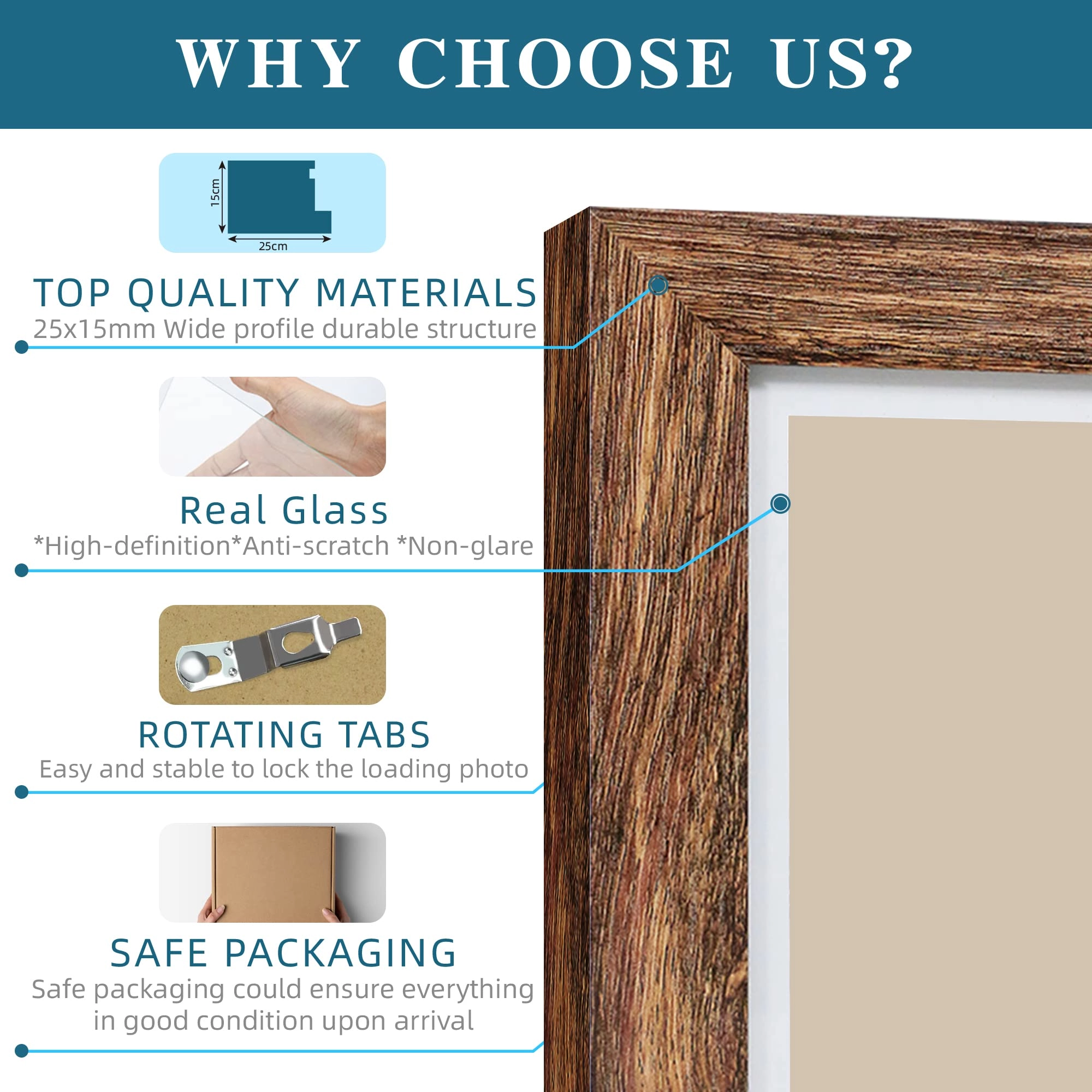 8x12 Picture Frame Set