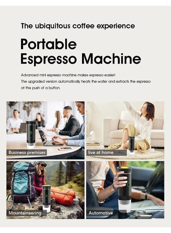 Portable Electric Espresso Machine - Ground Coffee & NS Capsule