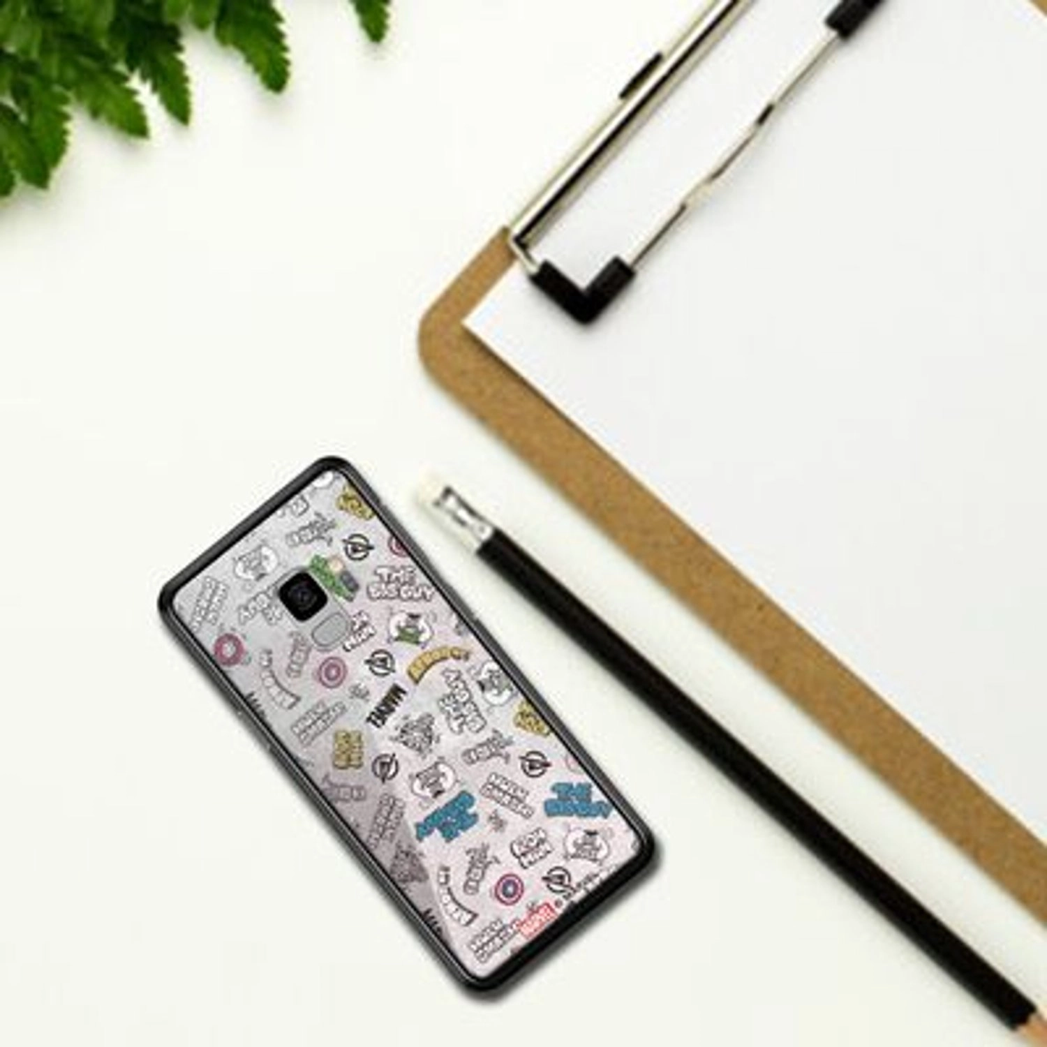 Avengers Cartoon Designs Back Case for Galaxy S9