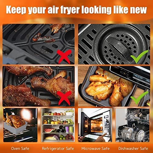 Air Fryer Silicone Pot - Silicone 2 pcs