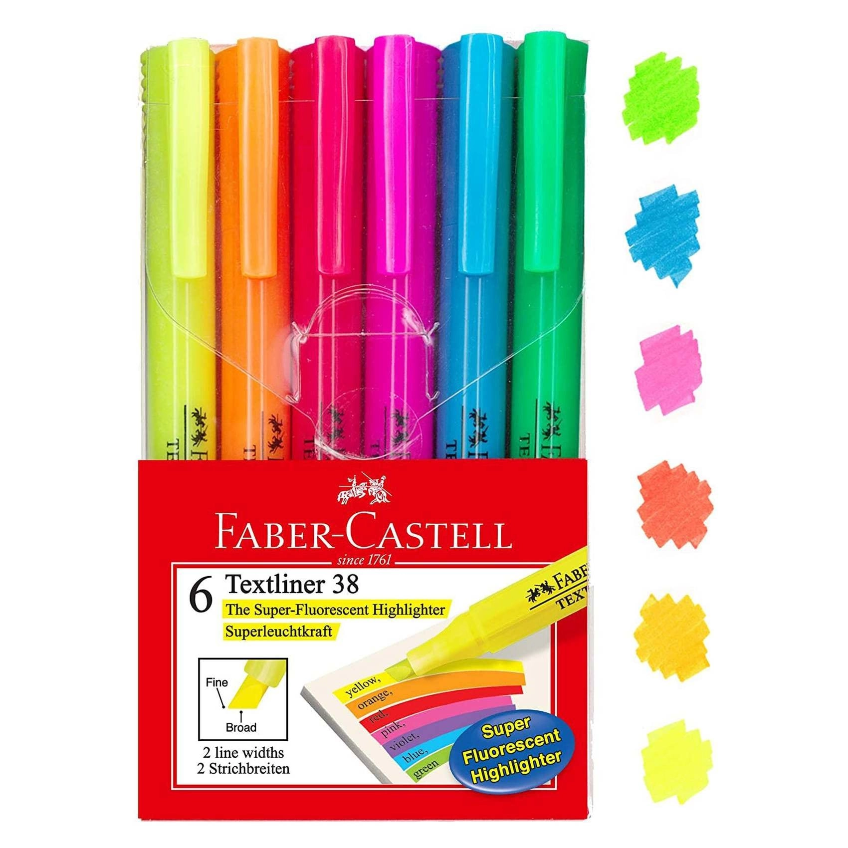 Textliner 38 - Multicolour chisel tip