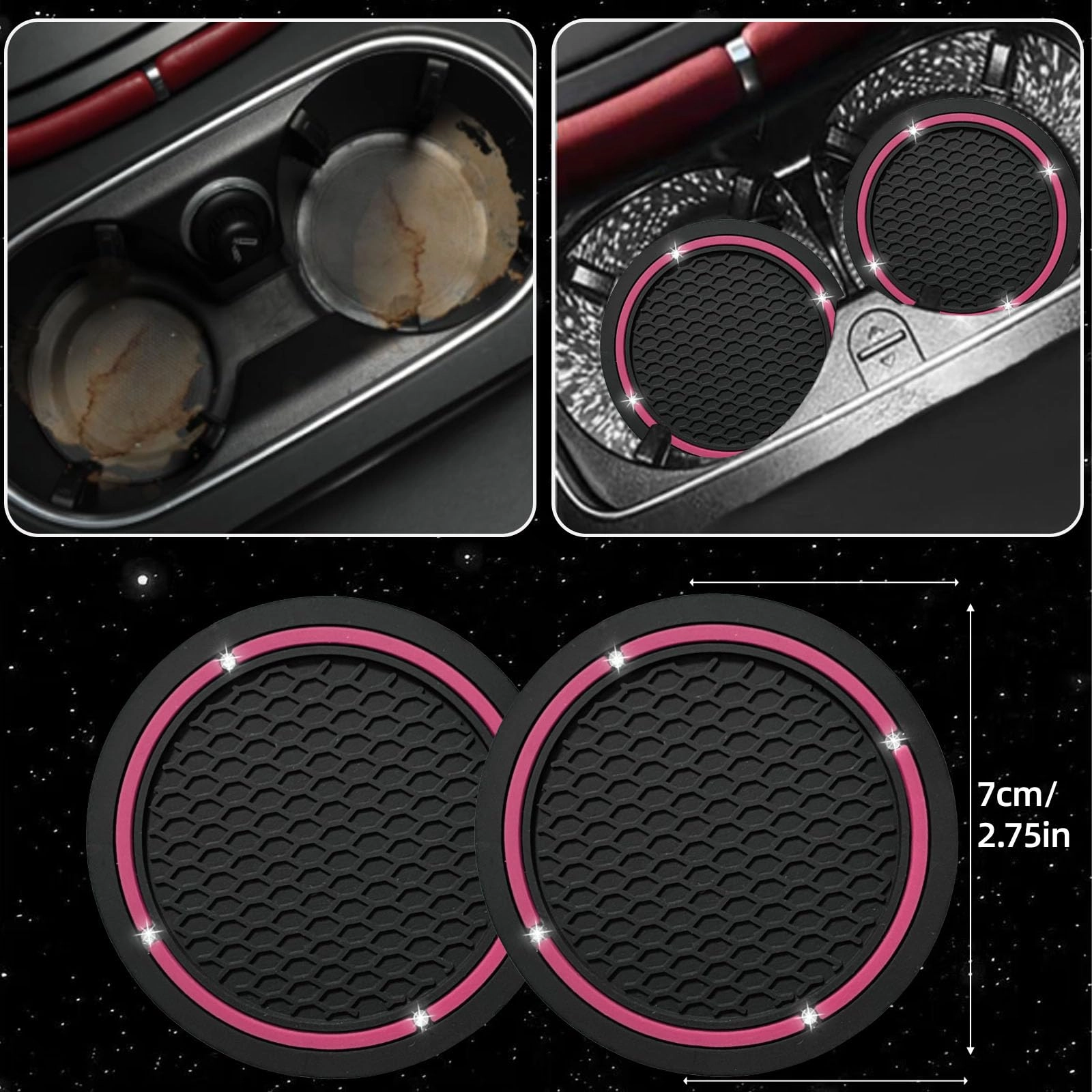 Bling Car Accessories Set