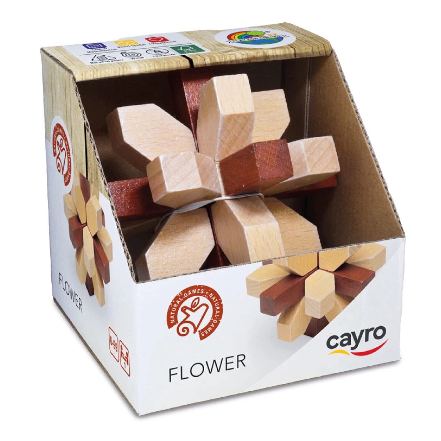 Cayro Flower - Wood multicoloured