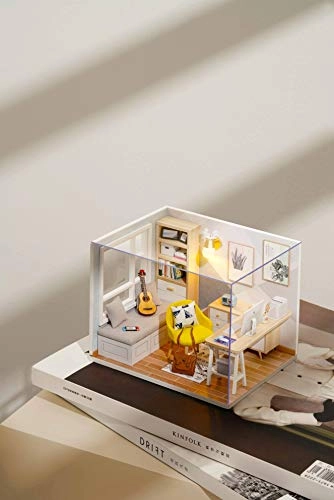 DIY Miniature Dollhouse Kit - Study Room