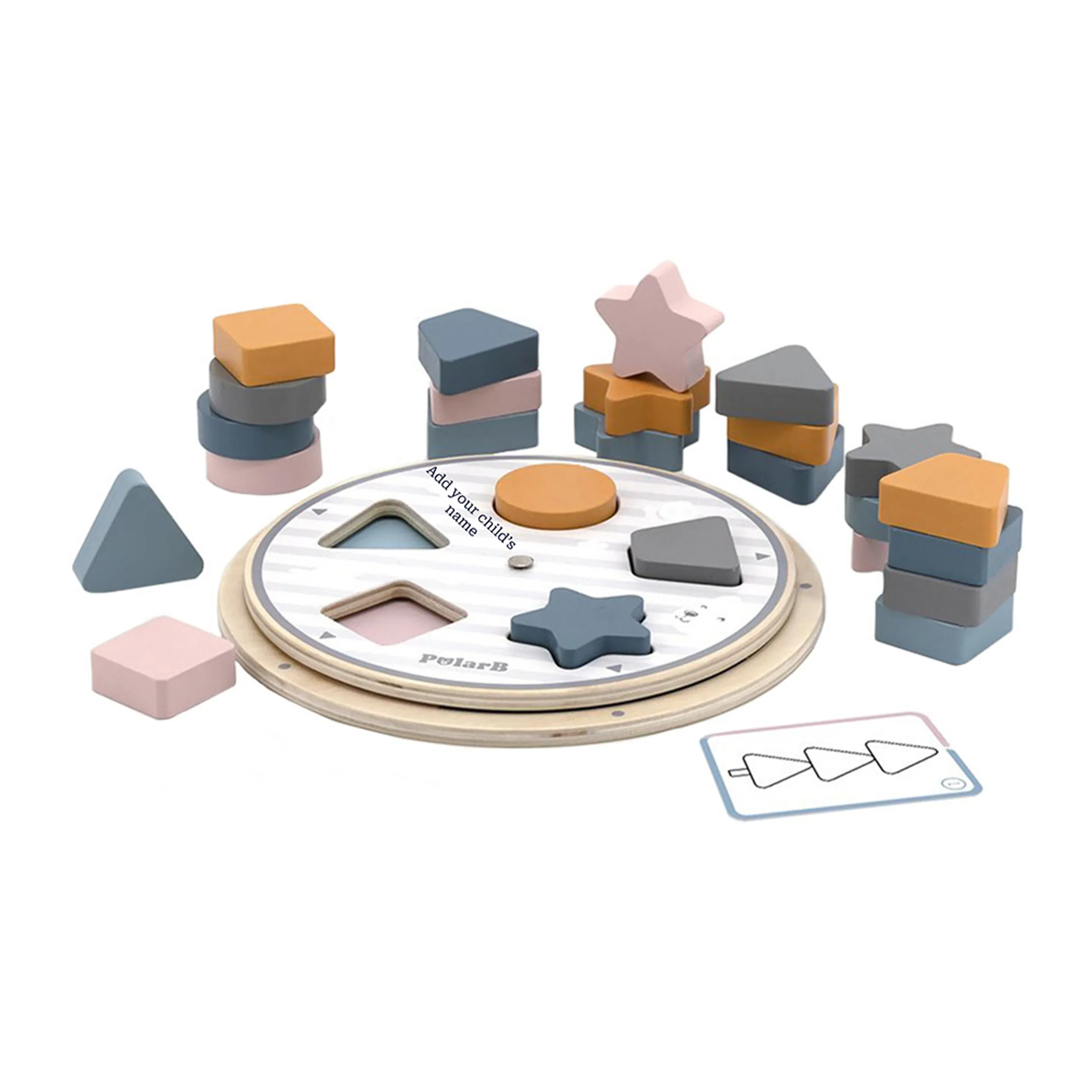 Matching Shape & Colour Wheel Game - Suitable for 18 months and above