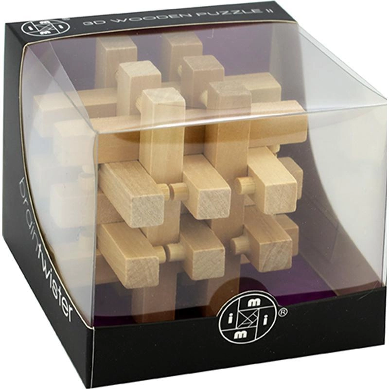 X 3 Lock 3D Wooden Puzzle (MT68555)