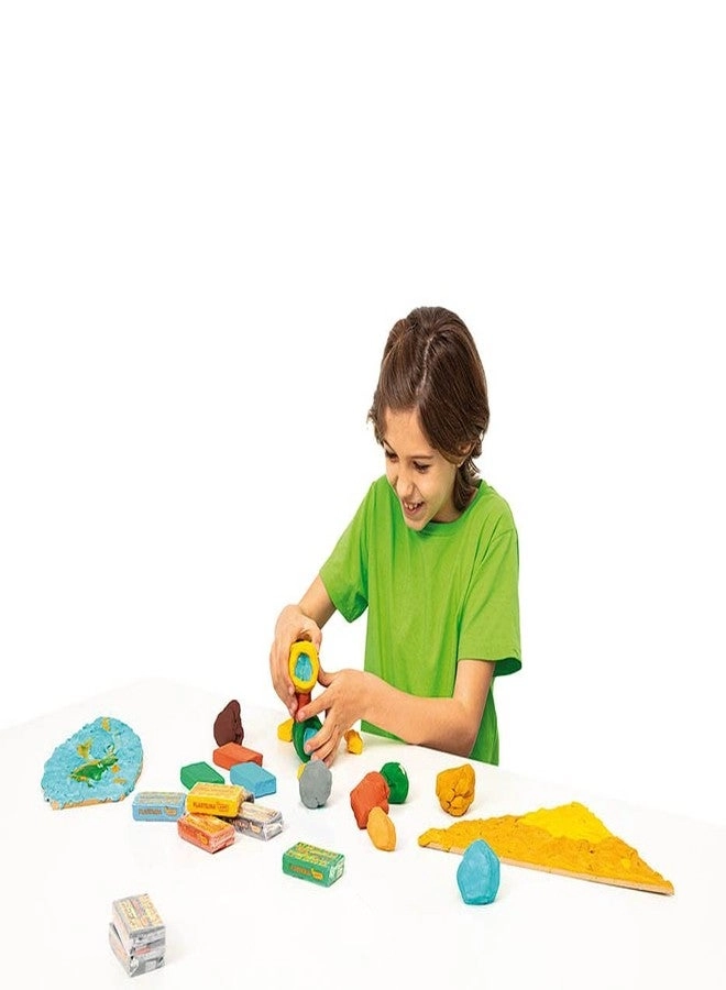 Plastilina - Non-Drying Modelling Clay 50g 18pcs.