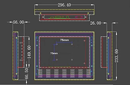 12.1 inch Usb control open frame led touch Screen - BNXJJG 12.1 inch VGA