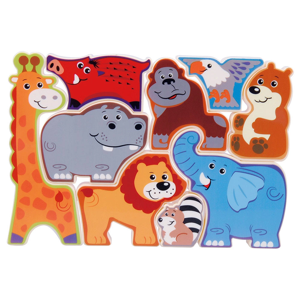 Wild Safari Puzzle - Suitable for 24 months and above 9 Piece