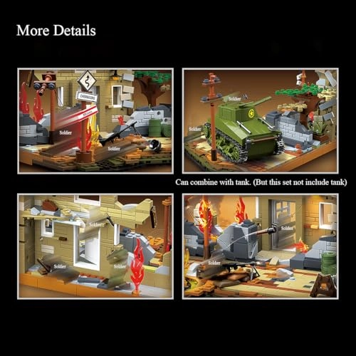 WW2 Military Ruins - Military 1145 pcs