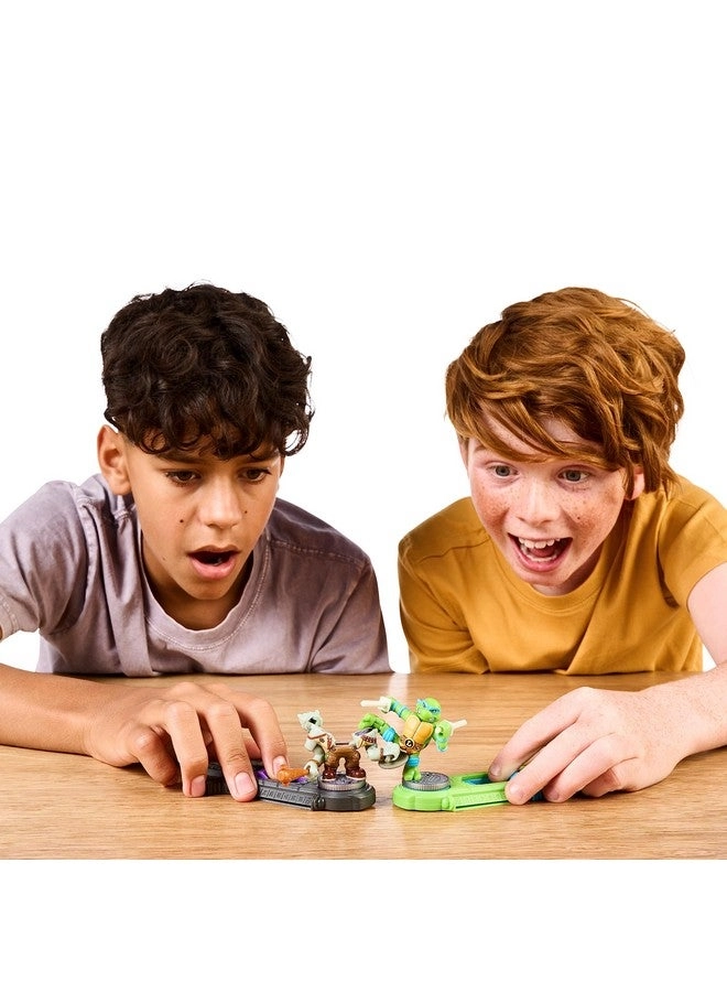 Teenage Mutant Ninja Turtles Mini Battling Warriors Versus Pack - Michelangelo + Bebop 2 pcs