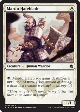 Wizards of the Coast Mardu Hateblade 16/269 - Khans of Tarkir