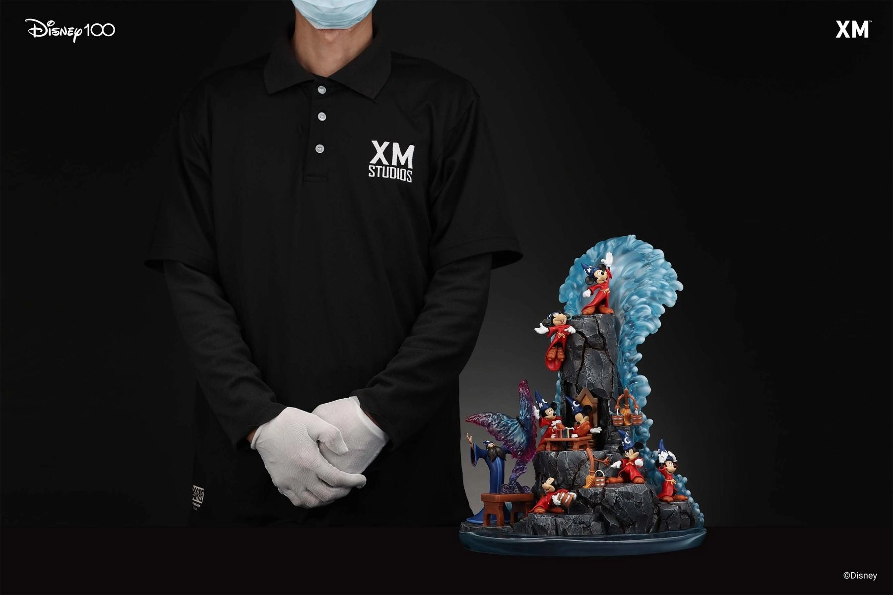 Mickey - Fantasia - Polystone and PU 3 switchout parts