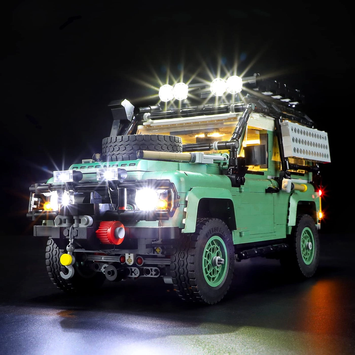 LED Lighting Kit for LEGO Land Rover Classic Defender 90 10317 - Plastic 1
