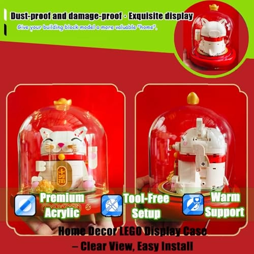 Display Case - 15 x 15 cm 3 mm ultra-clear acrylic glass