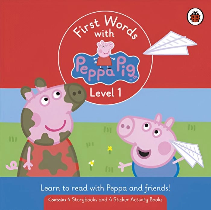 Peppa Pig First Words With Peppa Level 1 Box Set
